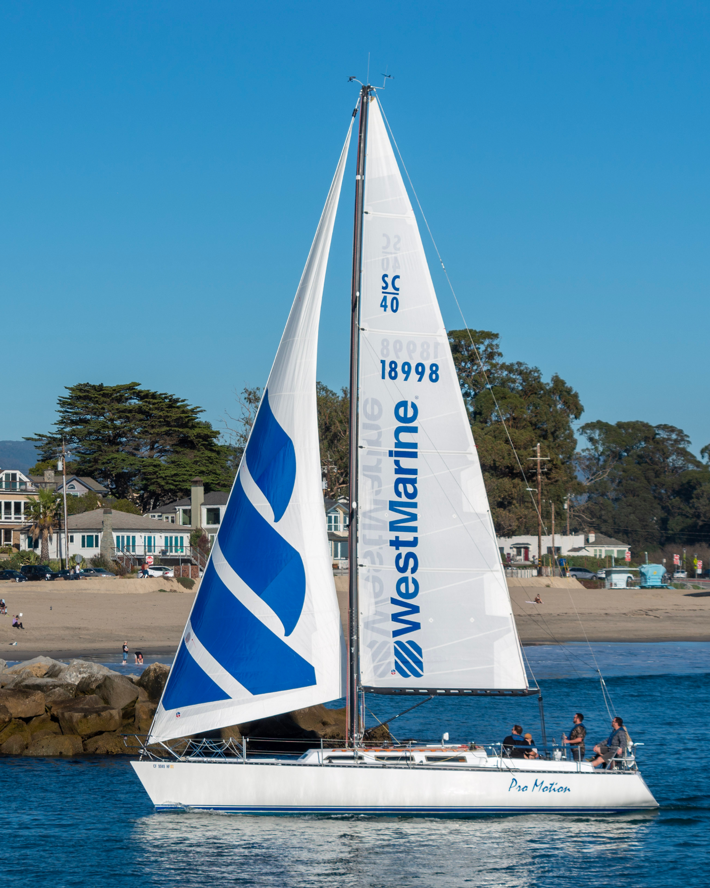 West Marine sailboat